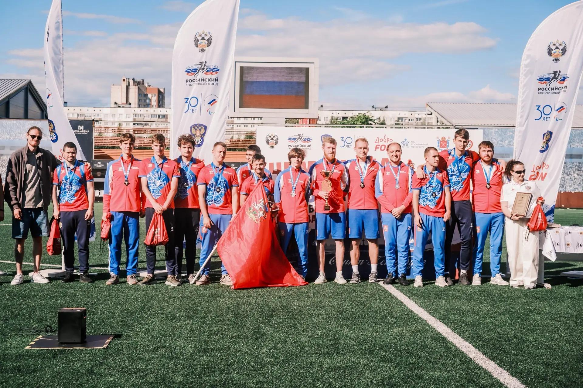 Серебряные медали чемпионата России по футболу ЦП! 